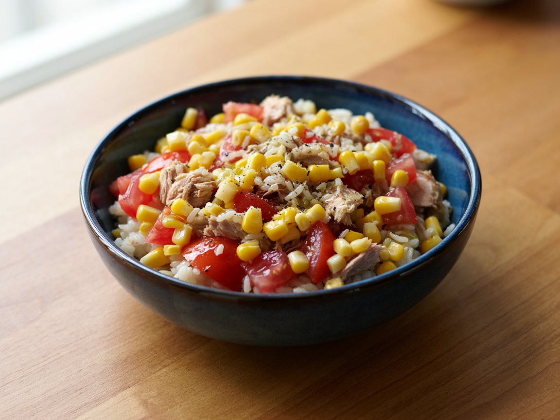 Photo of Tuna and Sweetcorn Rice Bowl