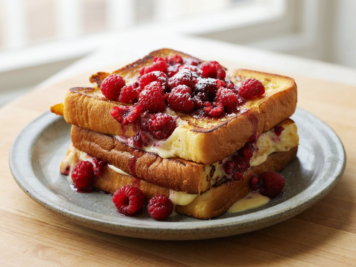Photo of Raspberry Brioche French Toast