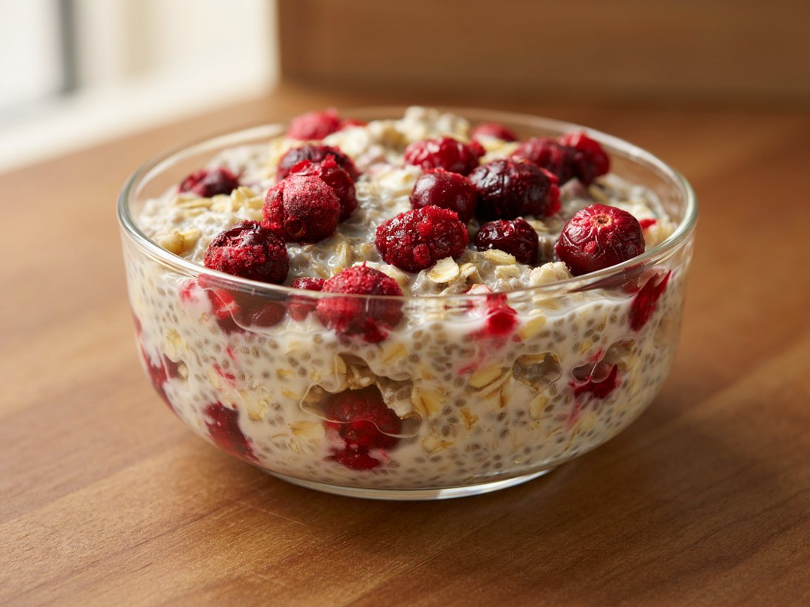 Photo of Overnight Berry Chia Oats