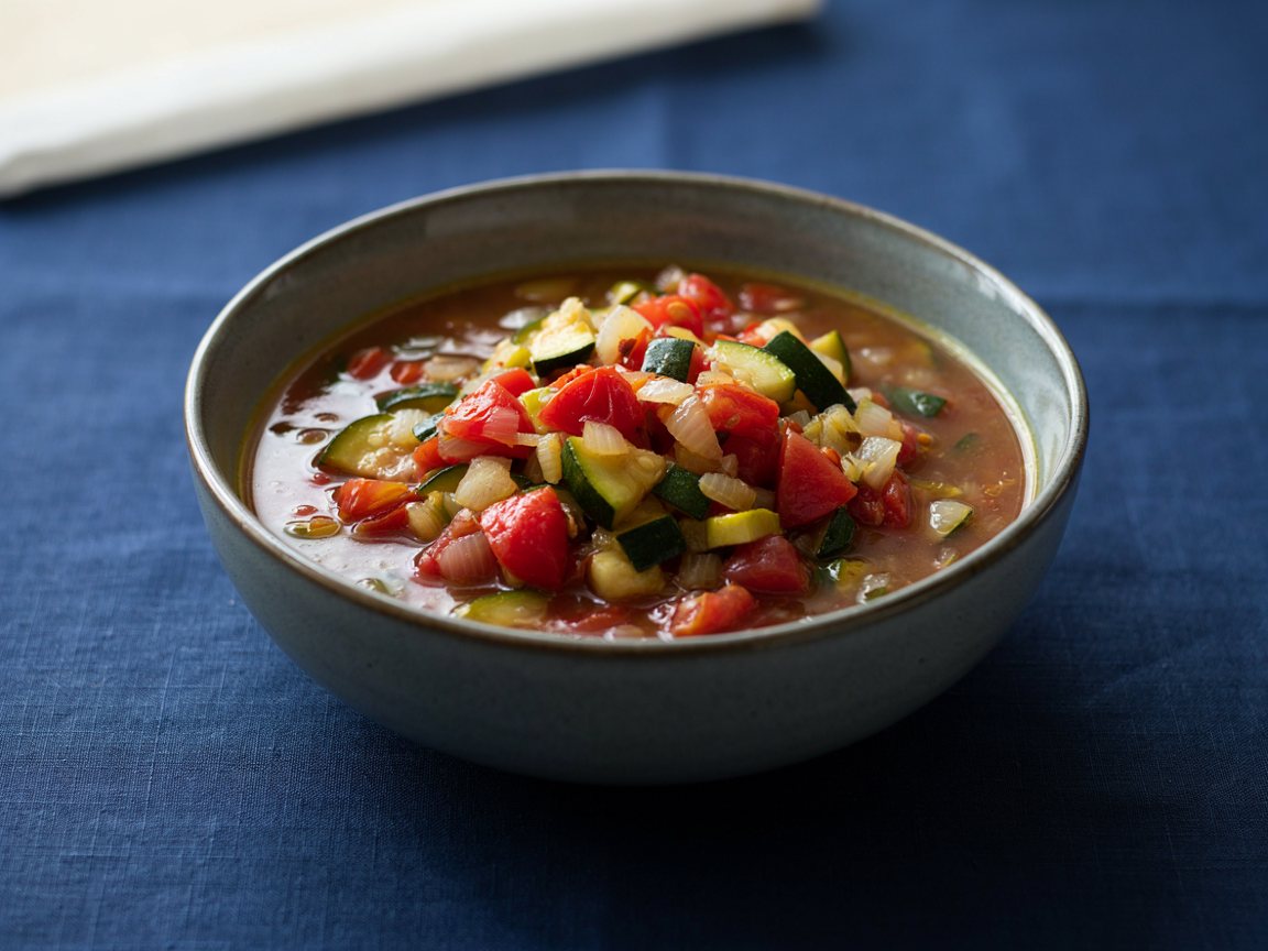 Photo of Zucchini and Tomato Soup