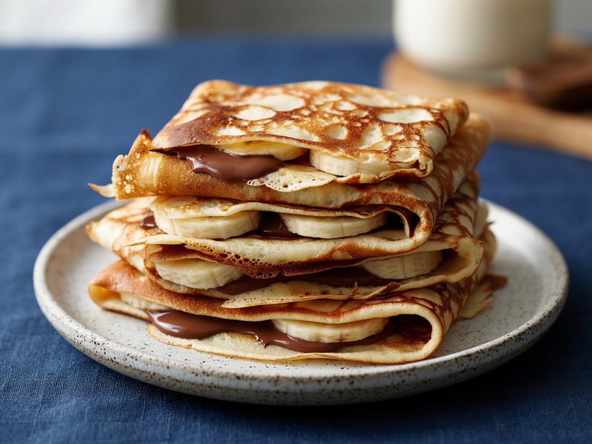 Photo of Chocolate Banana Crêpes