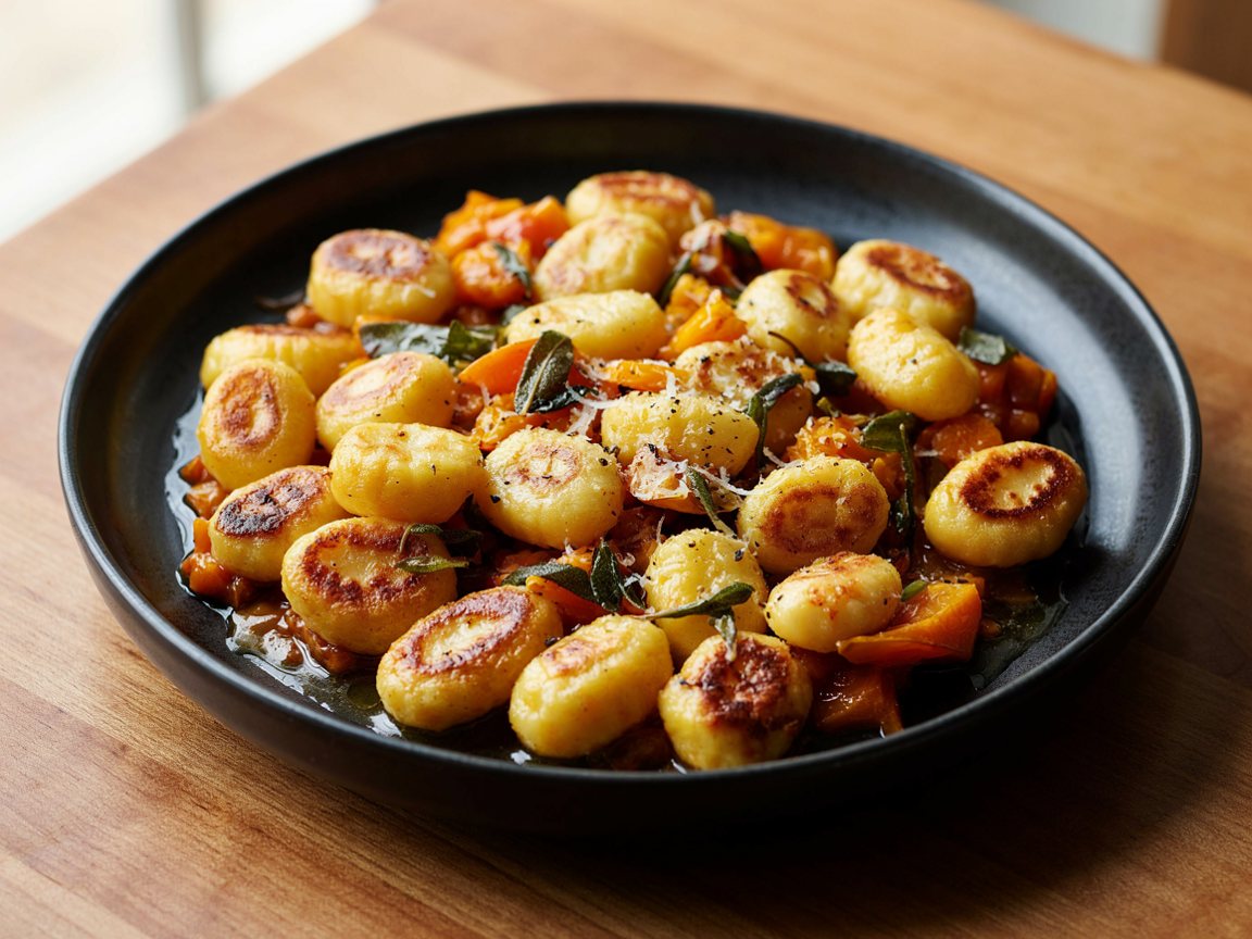 Photo of Seared Gnocchi with Pumpkin and Sage Butter