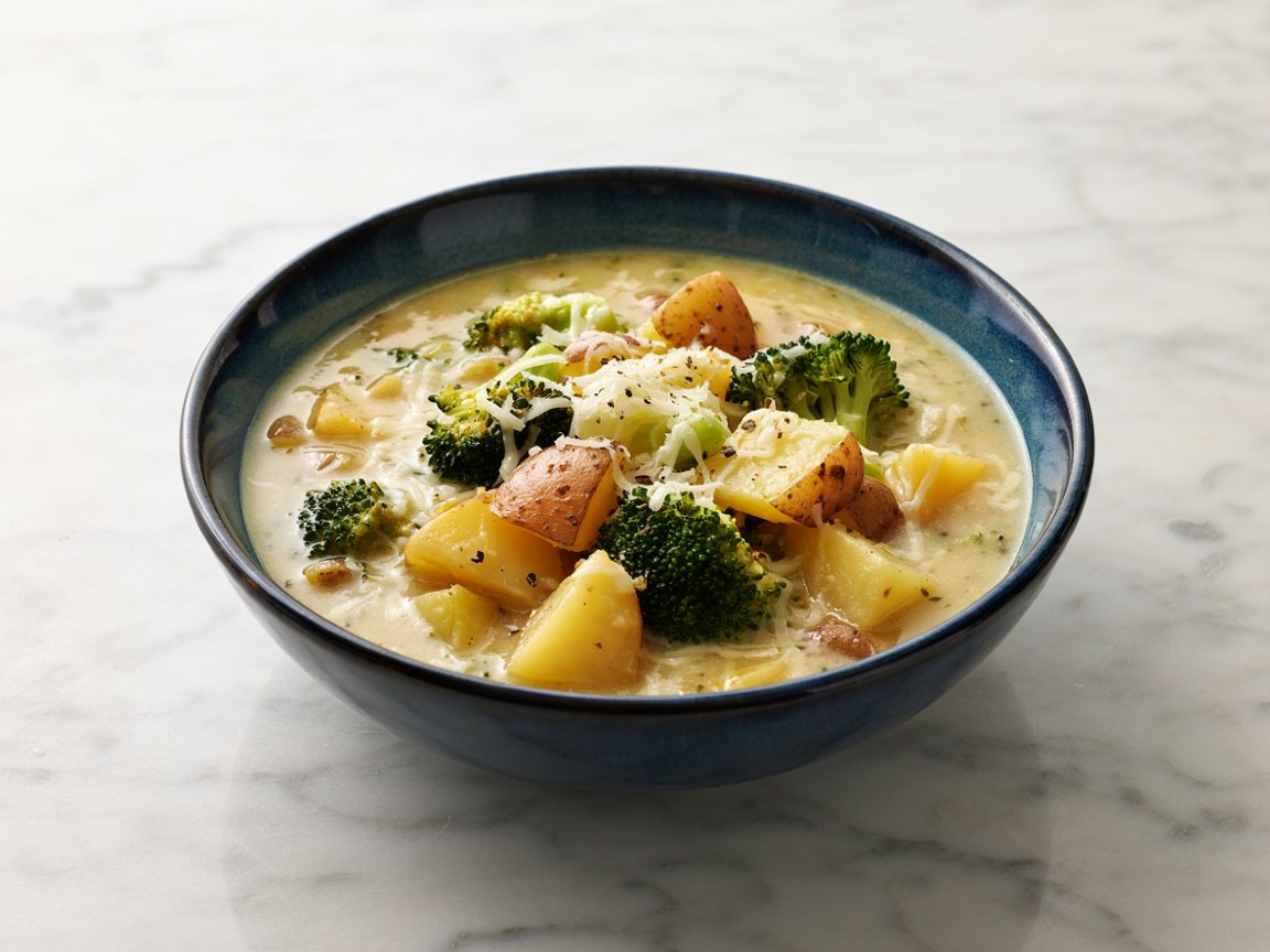 Photo of Creamy Broccoli and Potato Soup