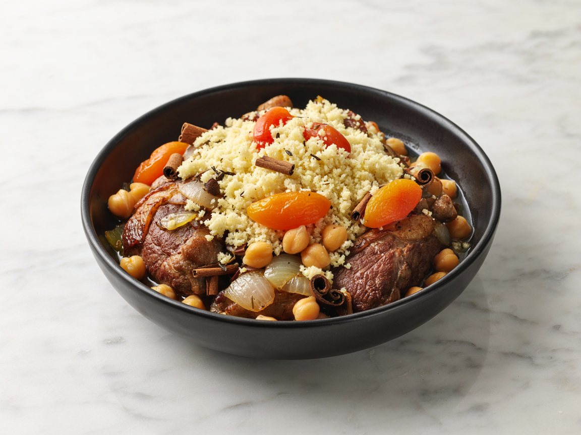 Photo of Lamb and Chickpea Tagine with Apricots