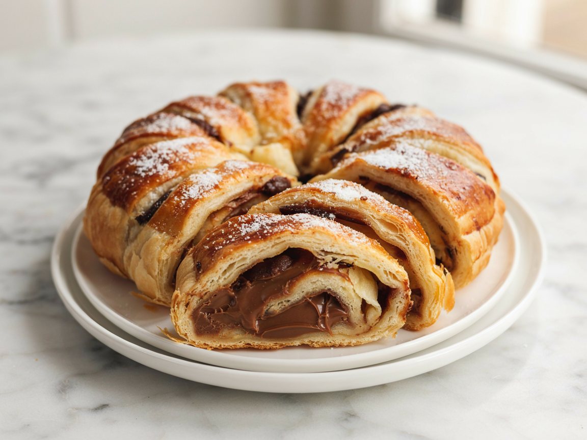 Photo of Nutella Puff Pastry Pinwheels