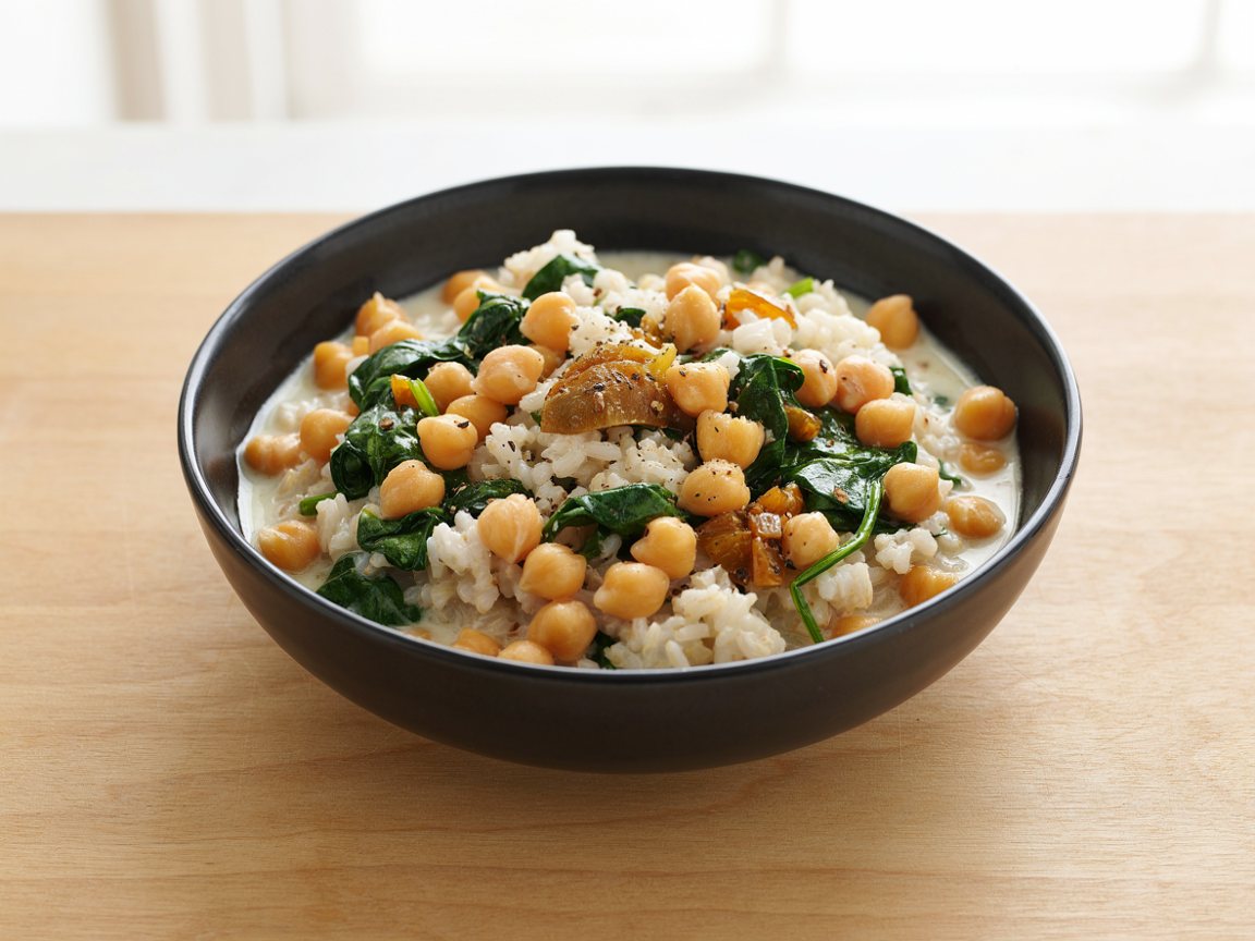 Photo of Chickpea and Spinach Coconut Curry