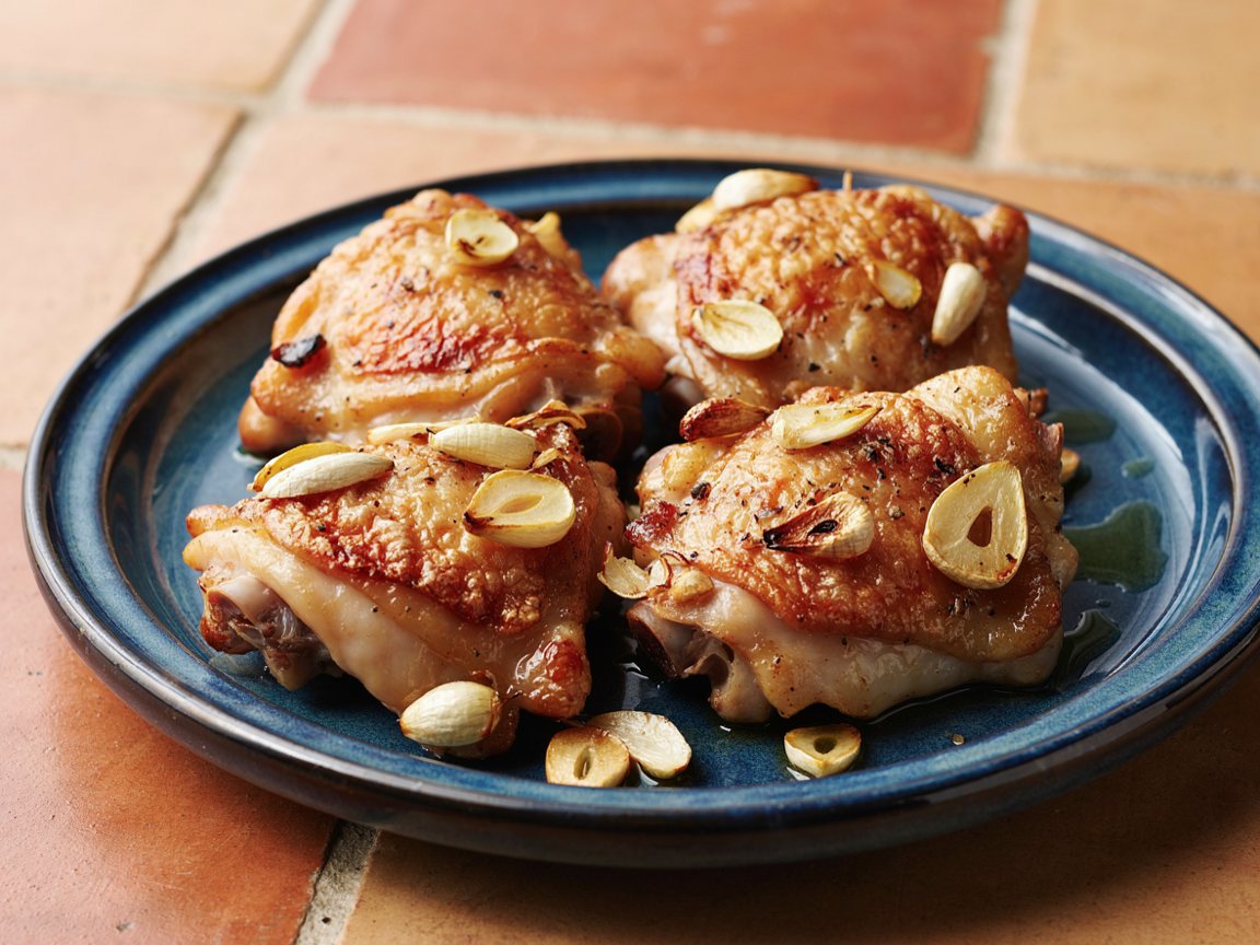 Photo of Garlic Lemon Baked Chicken Thighs