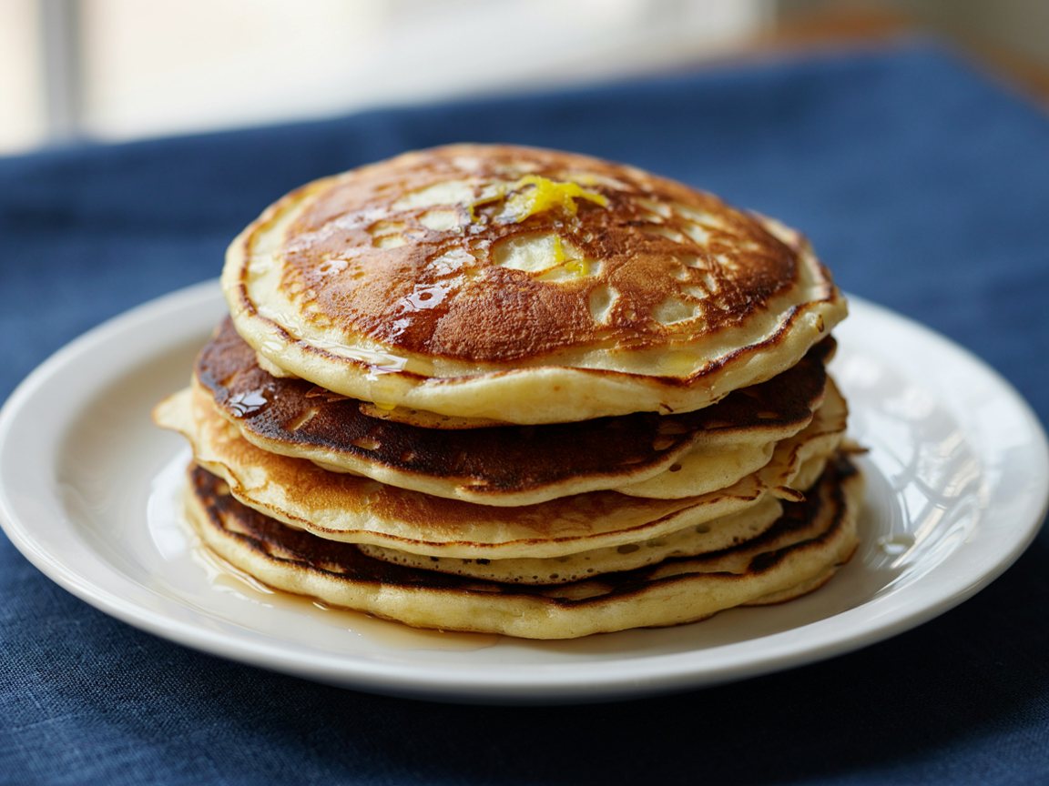 Photo of Lemon Skillet Pancakes for One