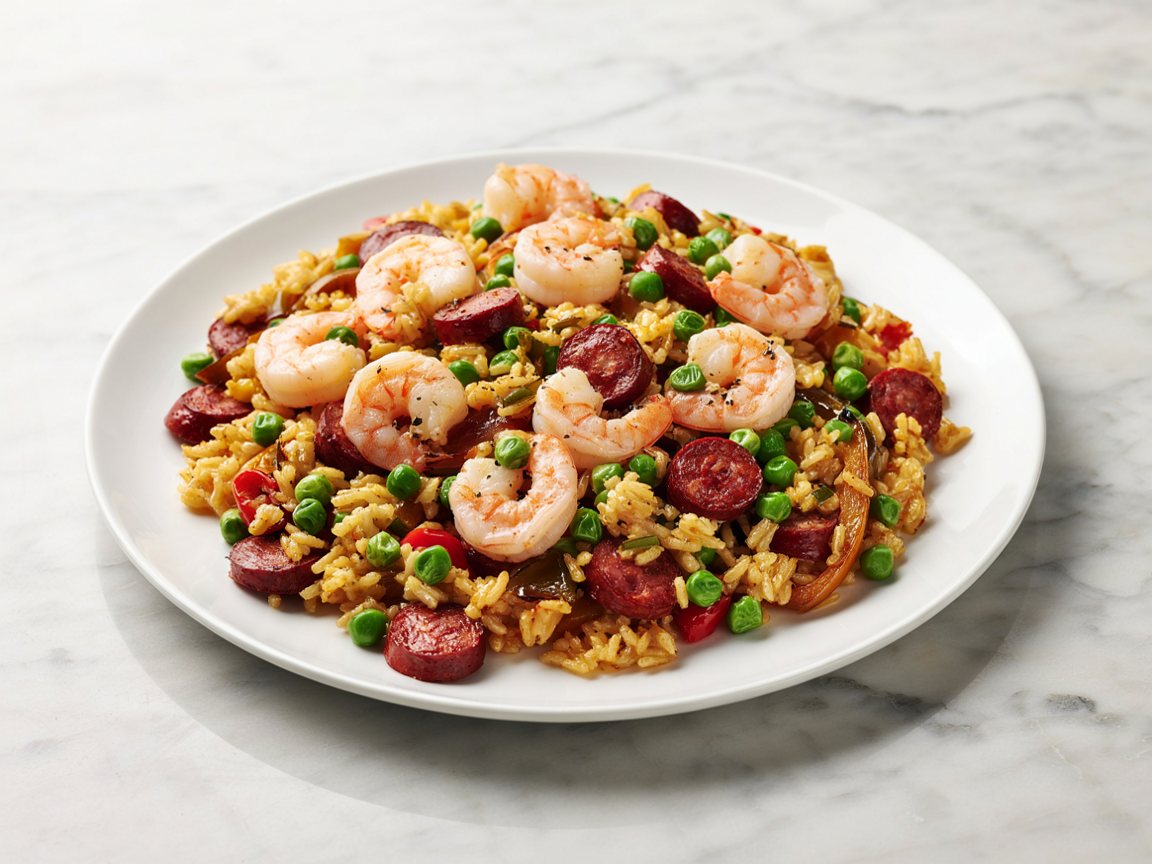 Photo of Chorizo and Prawn Rice Pilaf