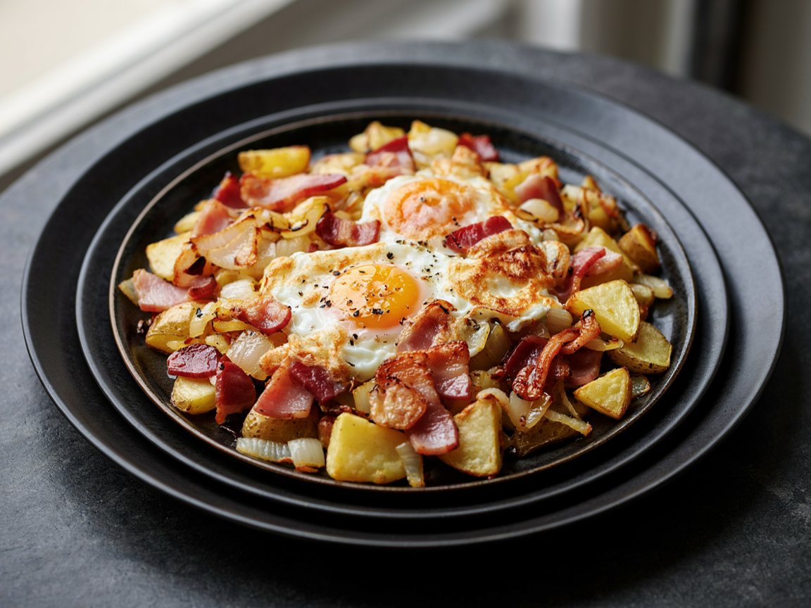 Photo of Bacon and Egg Potato Hash