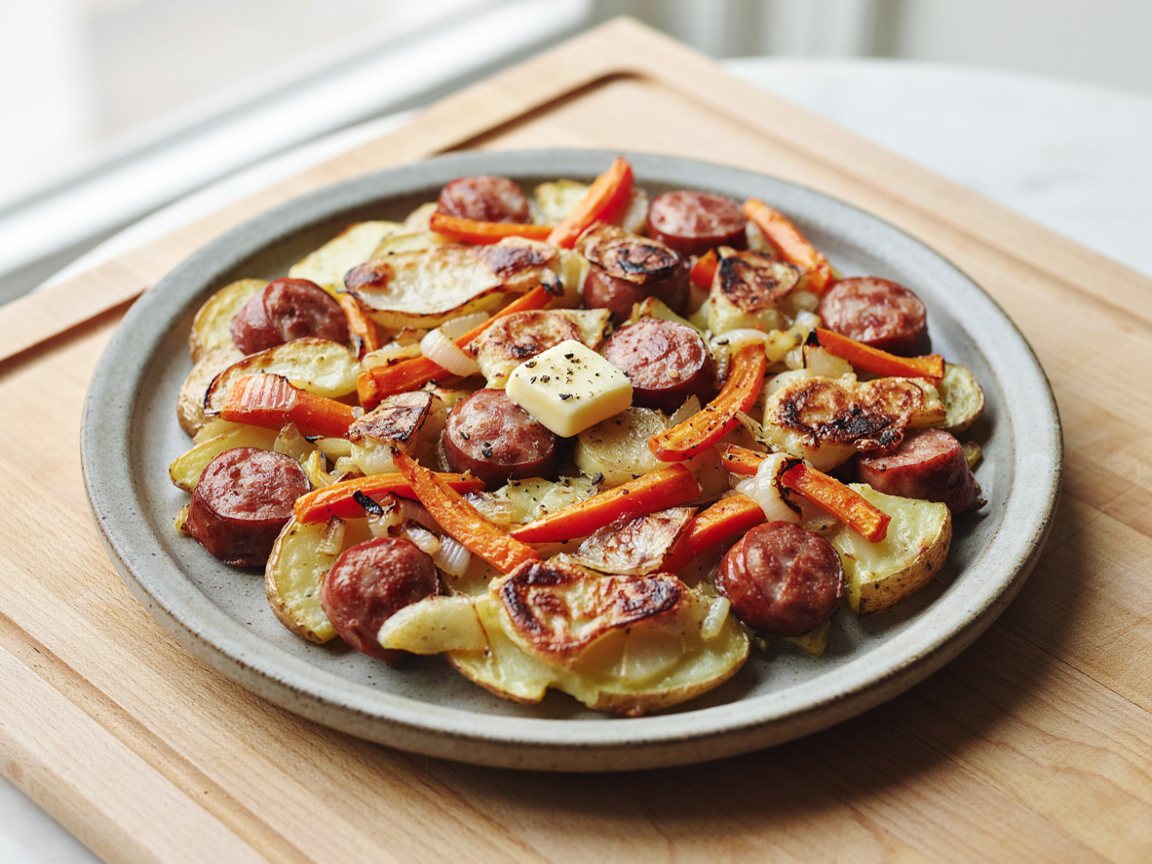 Photo of Sausage and Carrot Potato Hash
