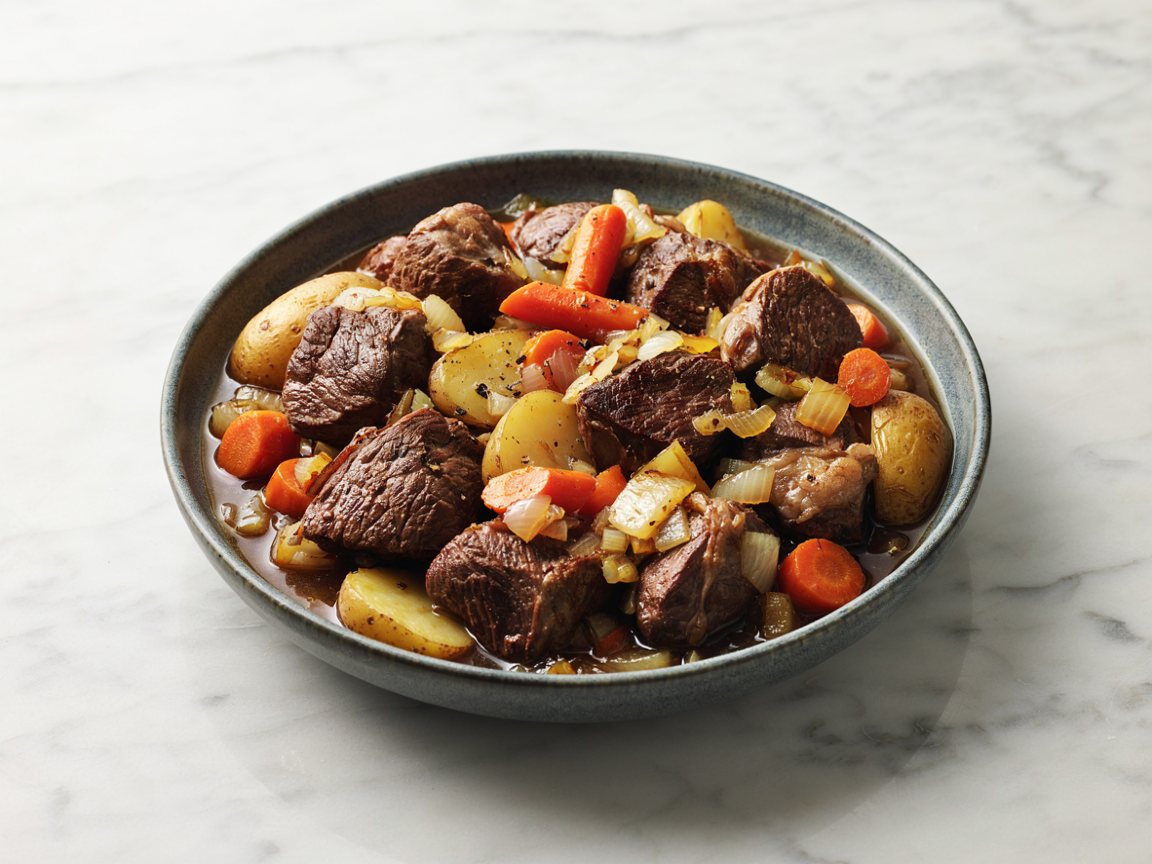 Photo of Beef and Guinness Stew with Carrots and Potatoes