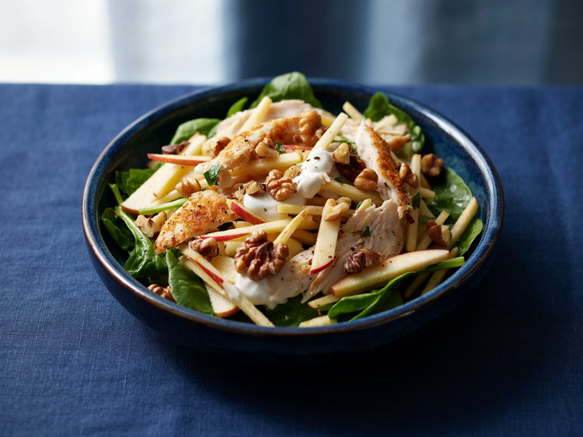 Photo of Chicken, Celeriac and Apple Salad with Lemon Yogurt