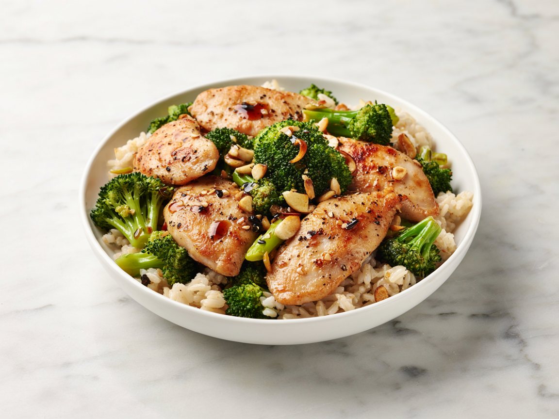 Photo of Chicken and Broccoli Rice Bowl