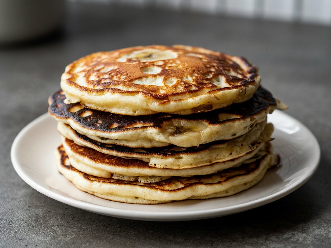Photo of Banana Oat Milk Skillet Pancakes