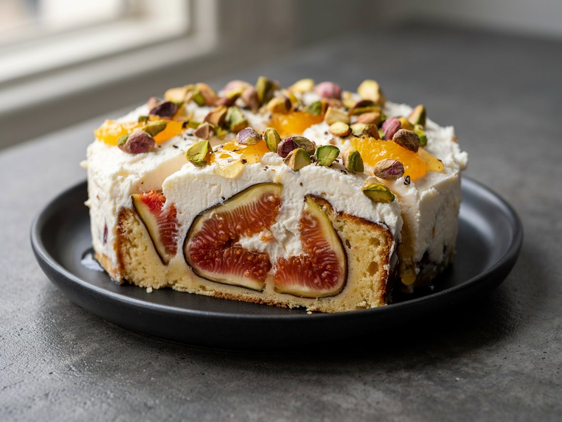 Photo of Whipped Ricotta with Figs, Orange and Pistachios