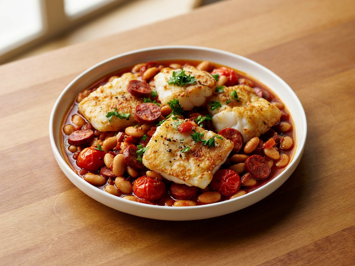 Photo of Smoky Cod and White Bean Stew