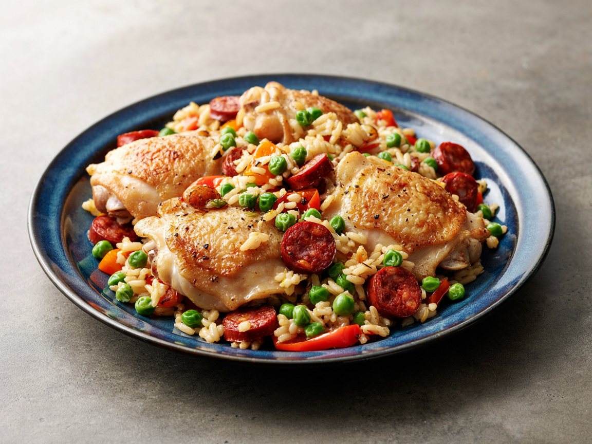 Photo of Chicken, Chorizo and Pepper Rice Pilaf
