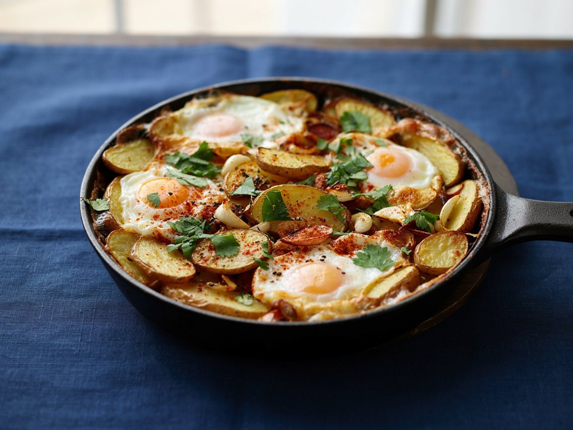 Photo of Smoky Potato and Egg Skillet