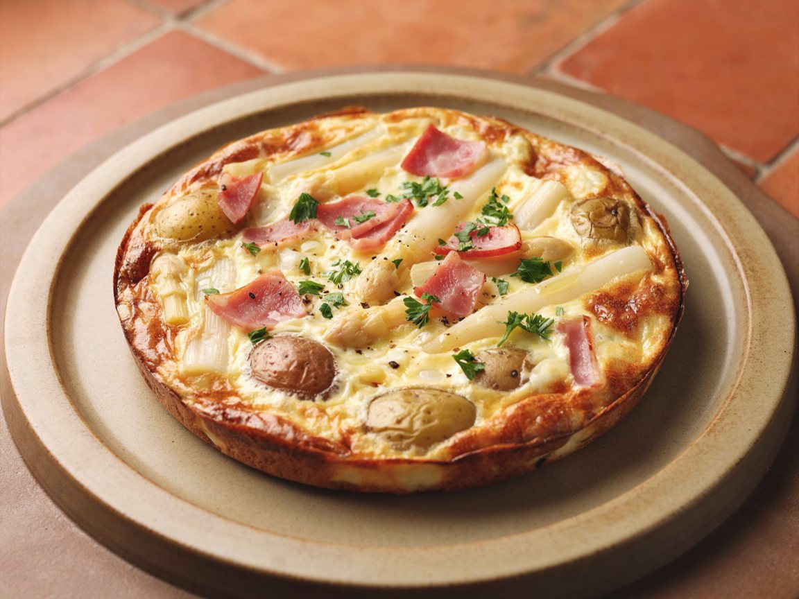 Photo of Flemish Asparagus and Ham Frittata