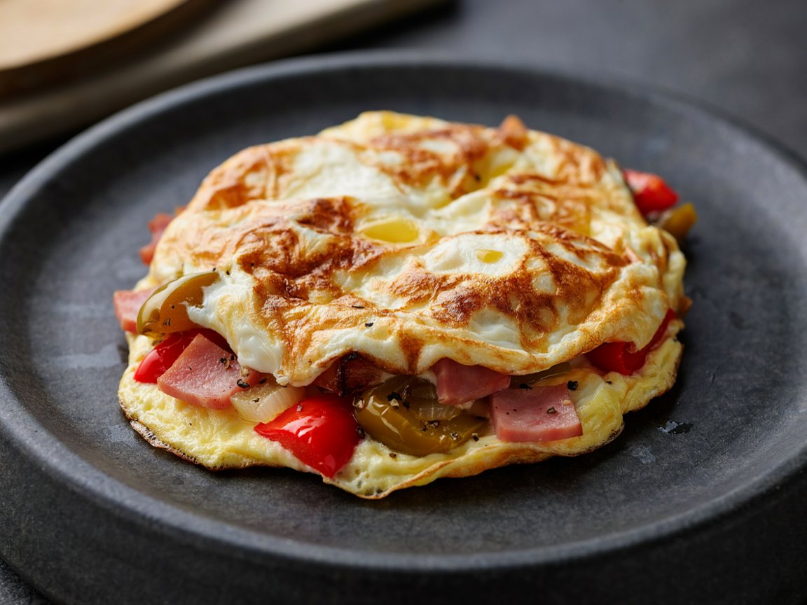Photo of Ham and Pepper Omelette