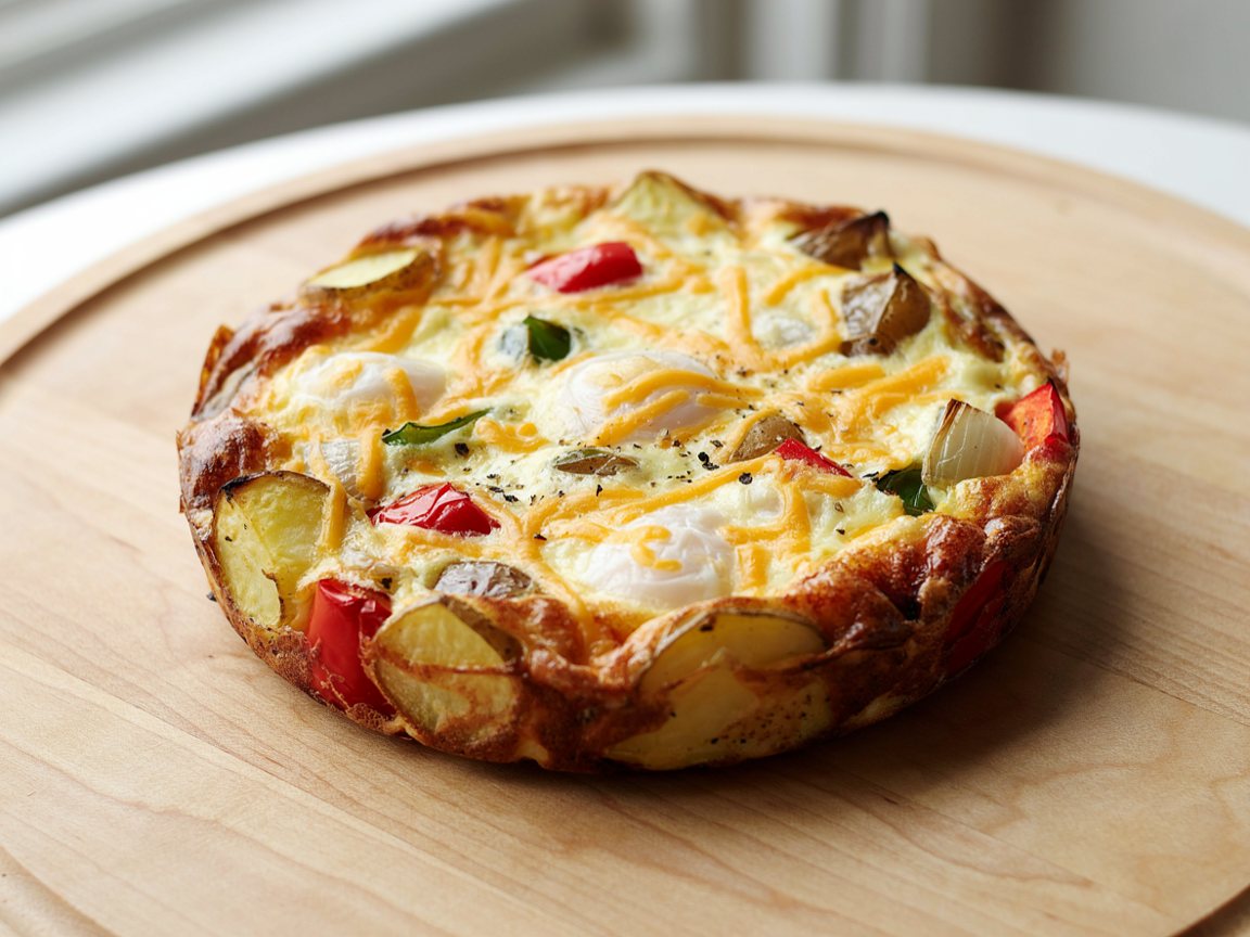 Photo of Potato, Pepper and Cheddar Frittata