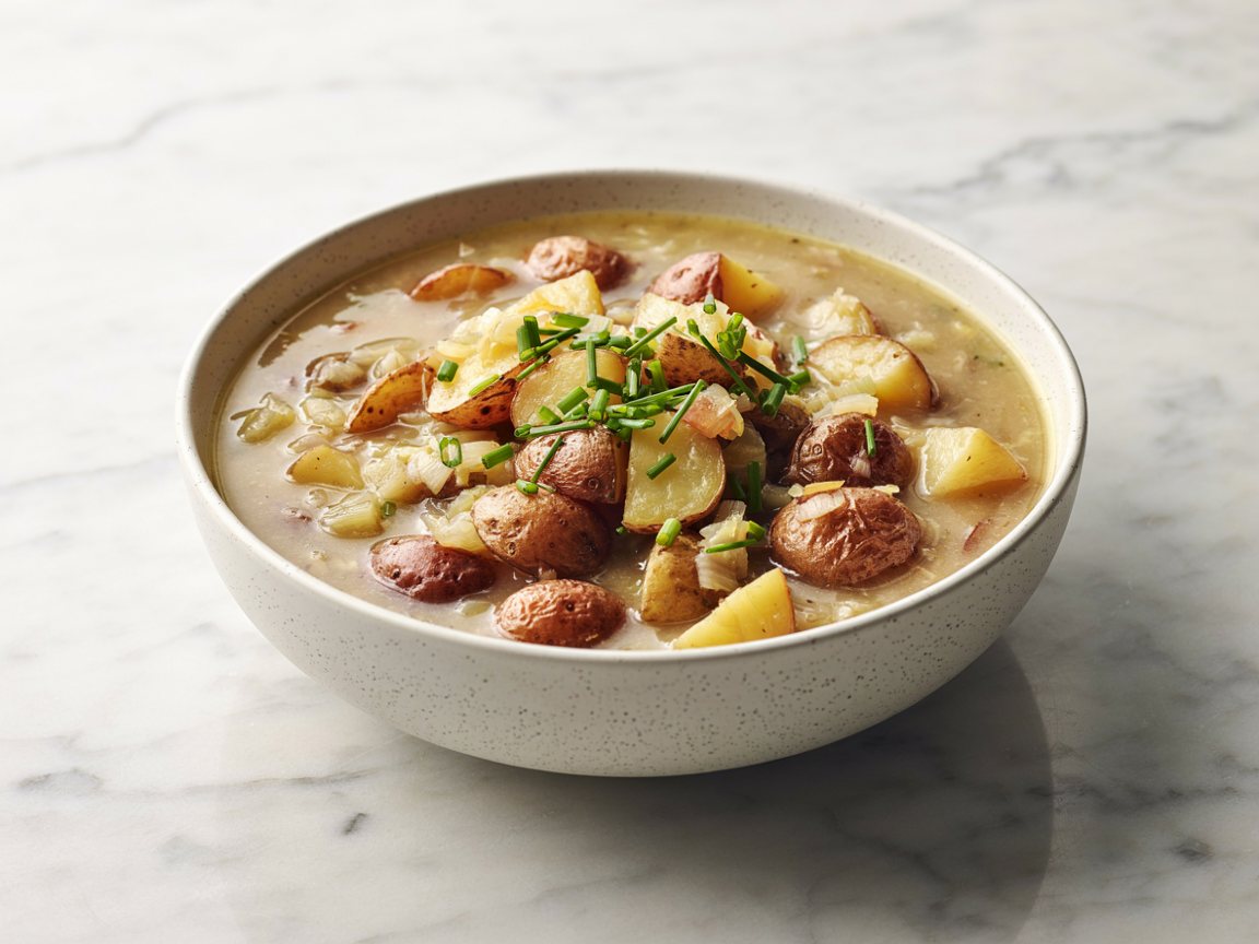 Photo of Creamy Potato and Chive Soup