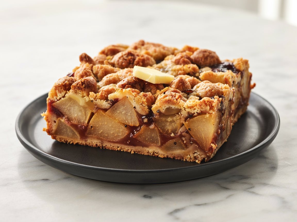 Photo of Pear and Chocolate Crumble