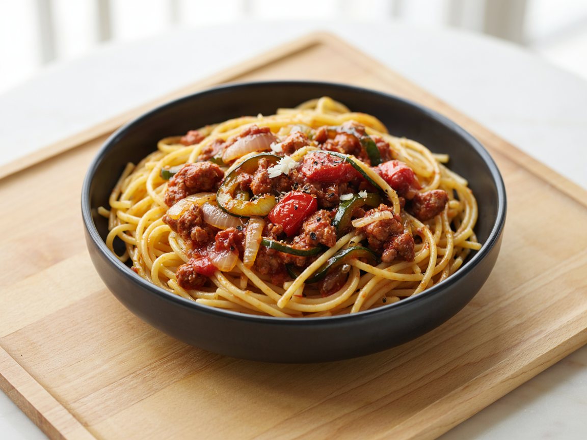 Photo of Turkey and Courgette Spaghetti