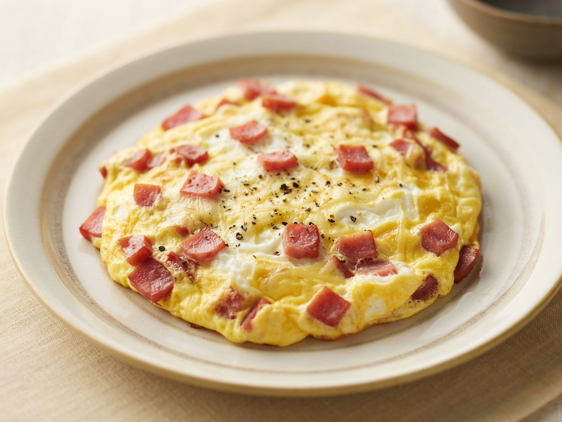Photo of Microwave Ham and Cheese Egg Scramble