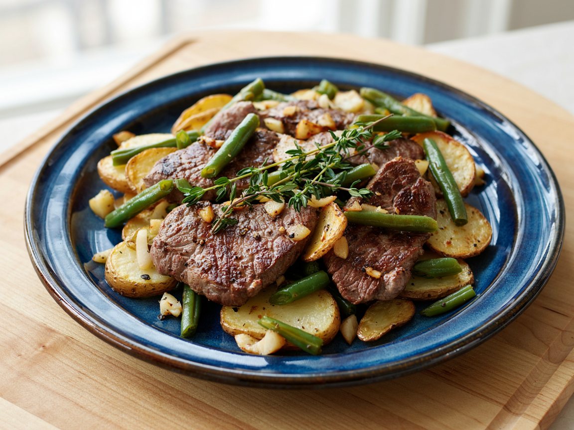 Photo of Steak and Green Bean Potato Hash
