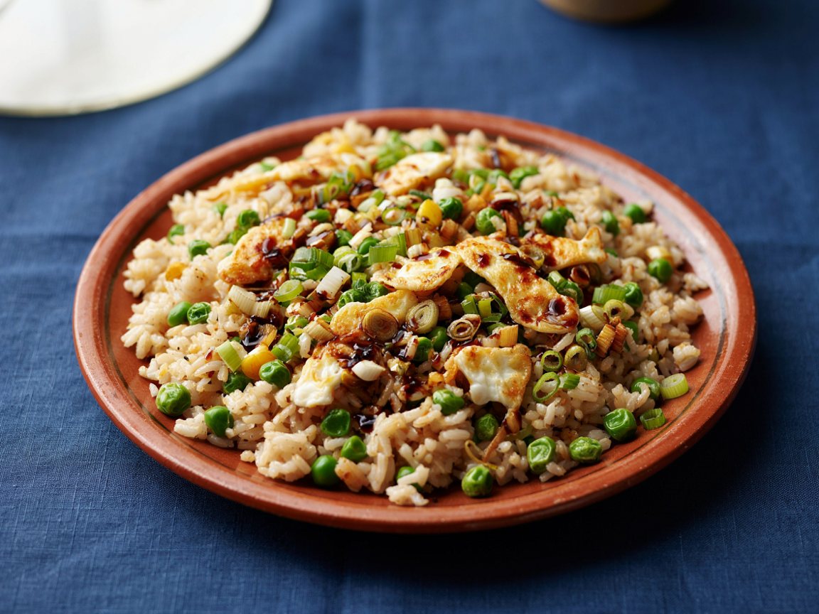 Photo of Egg and Pea Fried Rice