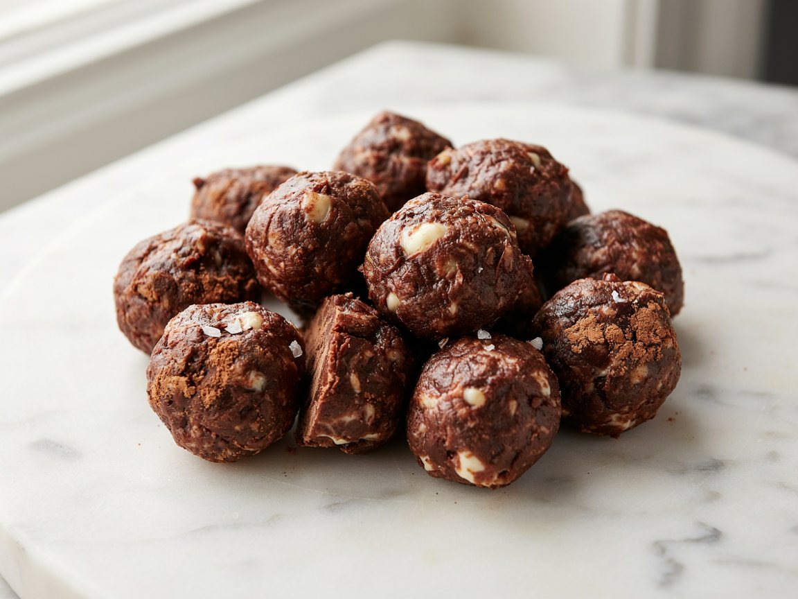 Photo of Dark Chocolate Cream Truffles