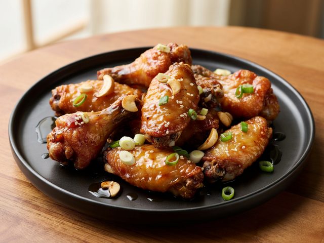 Zdjęcie: Air Fryer Honey Garlic Chicken Wings