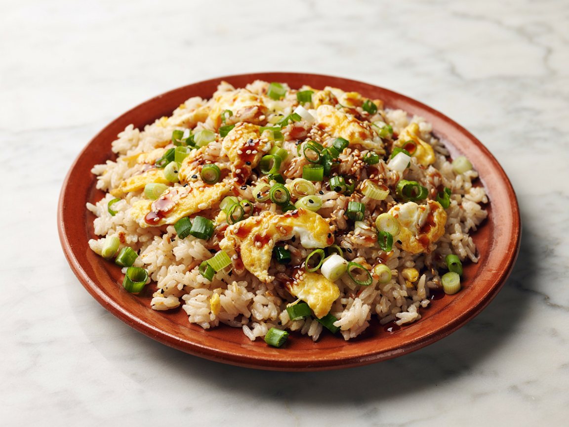 Photo of Egg and Spring Onion Fried Rice
