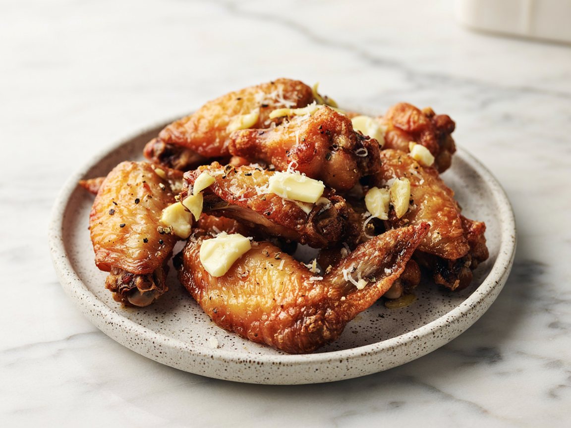 Photo of Air Fryer Crispy Garlic Parmesan Chicken Wings
