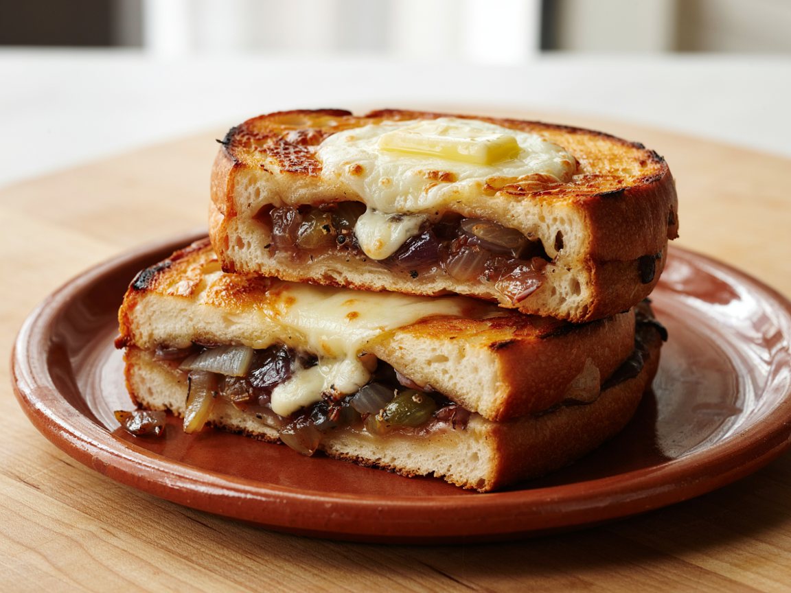 Photo of French Onion Soup Toast Melts