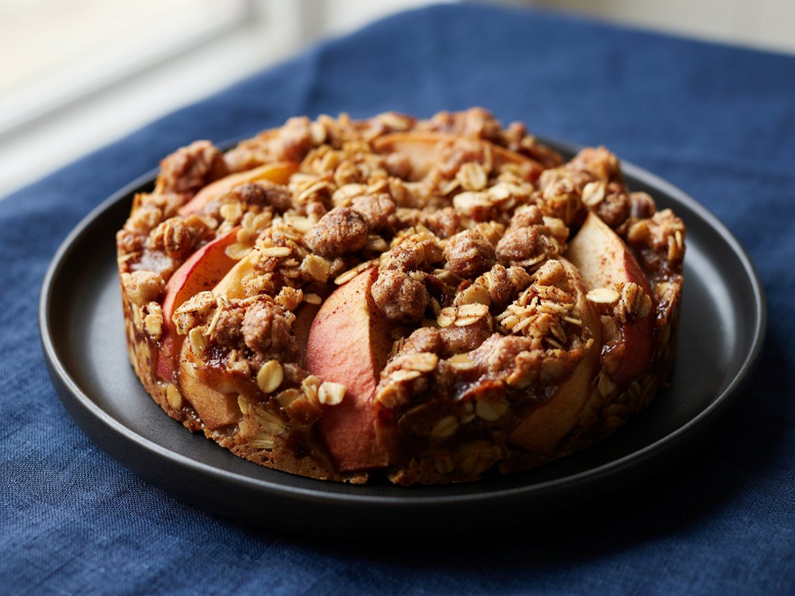 Photo of Apple Oat Crumble for One