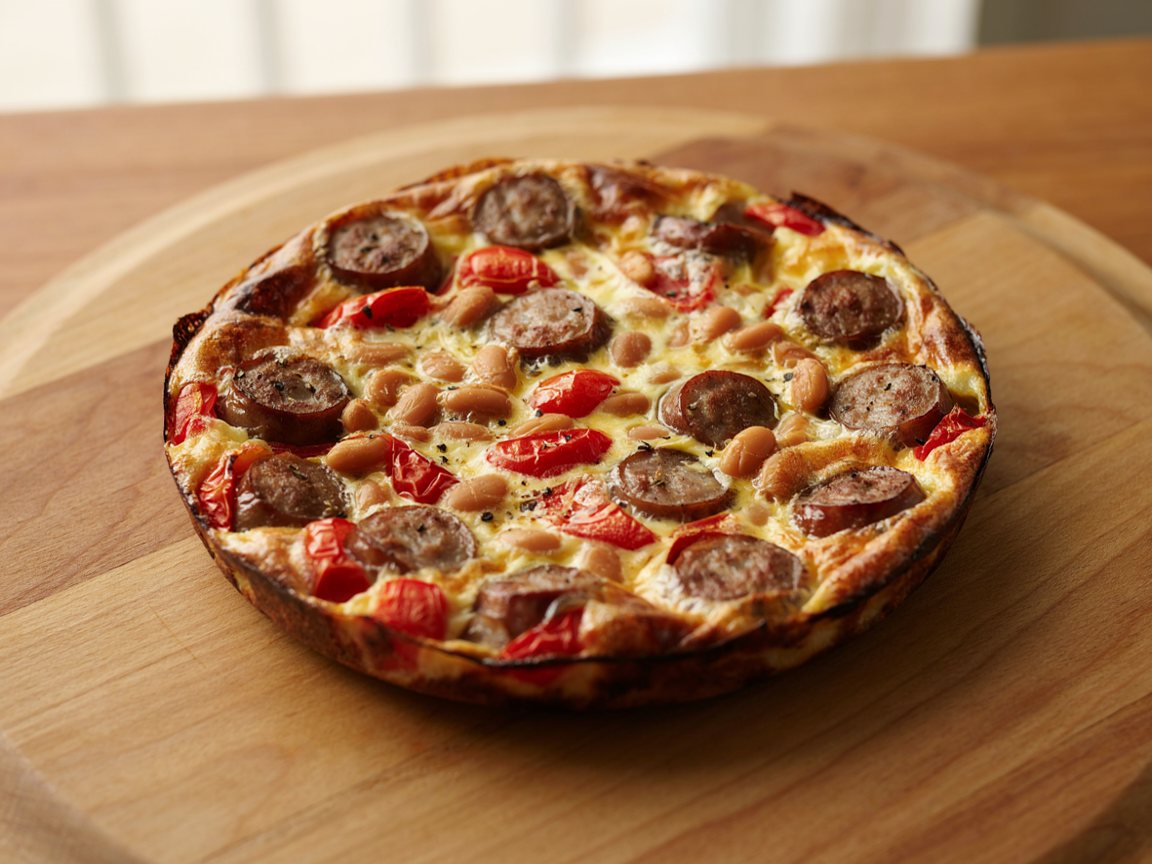 Photo of Sausage, Bean and Tomato Frittata