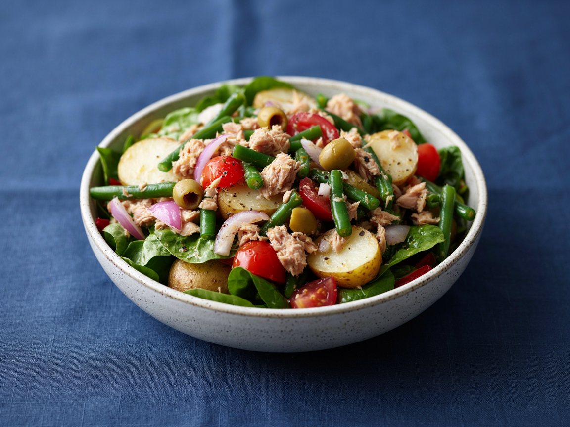 Photo of No-Cook Tuna, Potato and Green Bean Salad